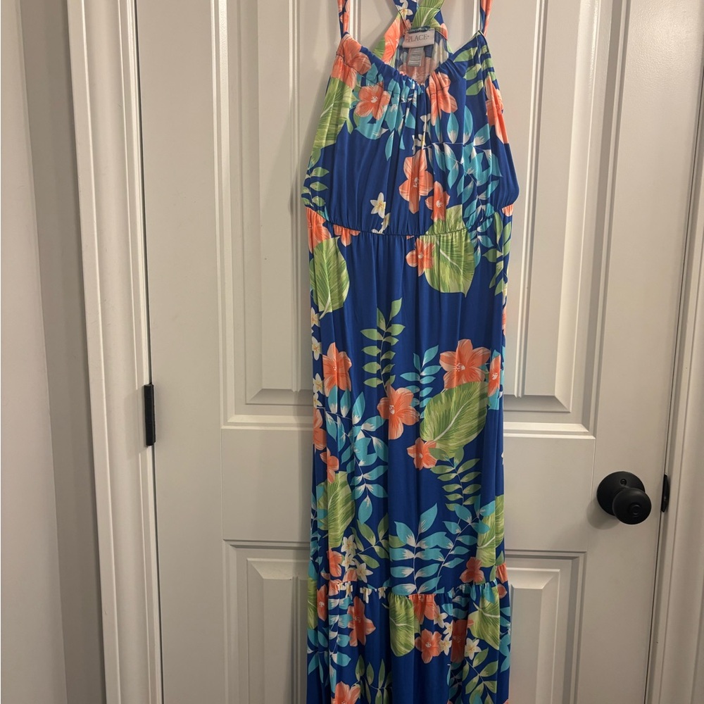 The Children's Place Tropical Blue women’s Maxi Dress